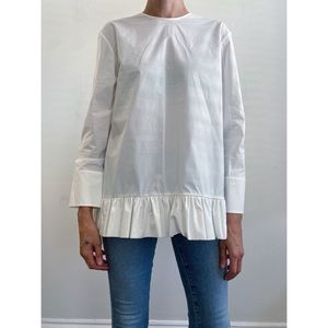 Marni Ruffle Hem Blouse Large/Size 44.